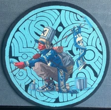 TRAVIE McCOY NEVER SLEPT BETTER 2022 PROMO ONLY FELT TURNTABLE SLIPMAT~SLIP MAT