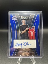 2025 Panini Select WNBA Stefanie Dolson Draft Selection Auto Blue /49 Mystics