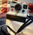 Polaroid OneStep Land Camera Rainbow Stripe Multi-Color Instant + Sonar OneStep — photo 1