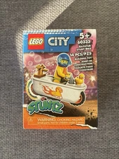 LEGO City Bathtub Stunt Bike 60333 Building Set (14 Pieces)