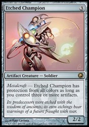 Etched Champion - Scars of Mirrodin #154