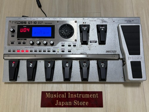 Boss GT-10 Multi Guitar Effects Processor Effect Pedal with Power Cable
