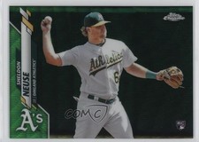 2020 Topps Chrome Green Wave Refractor 75/99 Sheldon Neuse #61 Rookie RC k6j