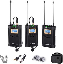Comica Lavalier Mikrofon System Kamera UHF 48...