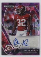 2021 Panini Prizm Draft Picks Purple Ice 92/99 Dylan Moses #DPA-DMO Auto v1i
