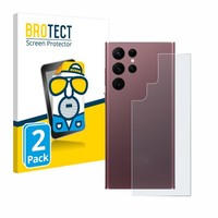 2X Schutzfolie Matt FüR Samsung Galaxy S22 Ultra 5G (RüCkseite) Displayschutz A