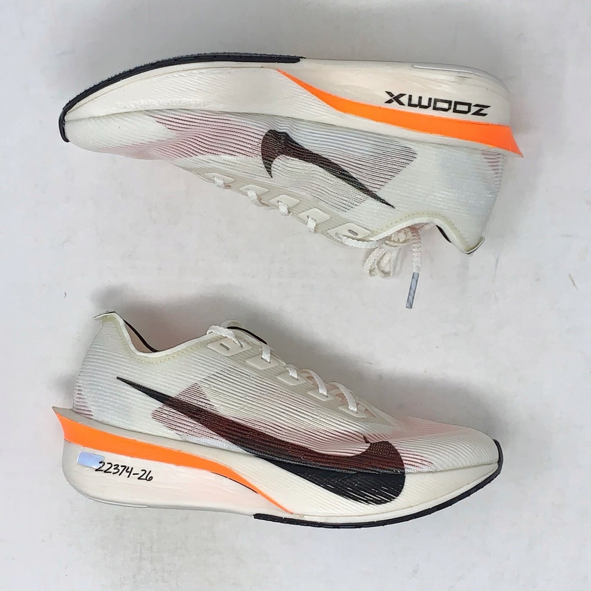 Nike ZoomX Vaporfly NEXT% 4 Proto White Running Sneakers, Size 6.5