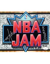 Tim Kitzrow signed 8x10 Photo NBA Jam Announcer JSA Authentication