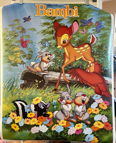 Vintage Walt Disney Bambi Poster