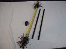 Lunastix Performance Master Juggling Sticks Devil Sticks Leather Tassels