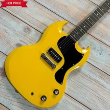 SG Custom Electric Guitar: 6 String, 22 Frets, Mahogany Neck/Body Chrome Parts