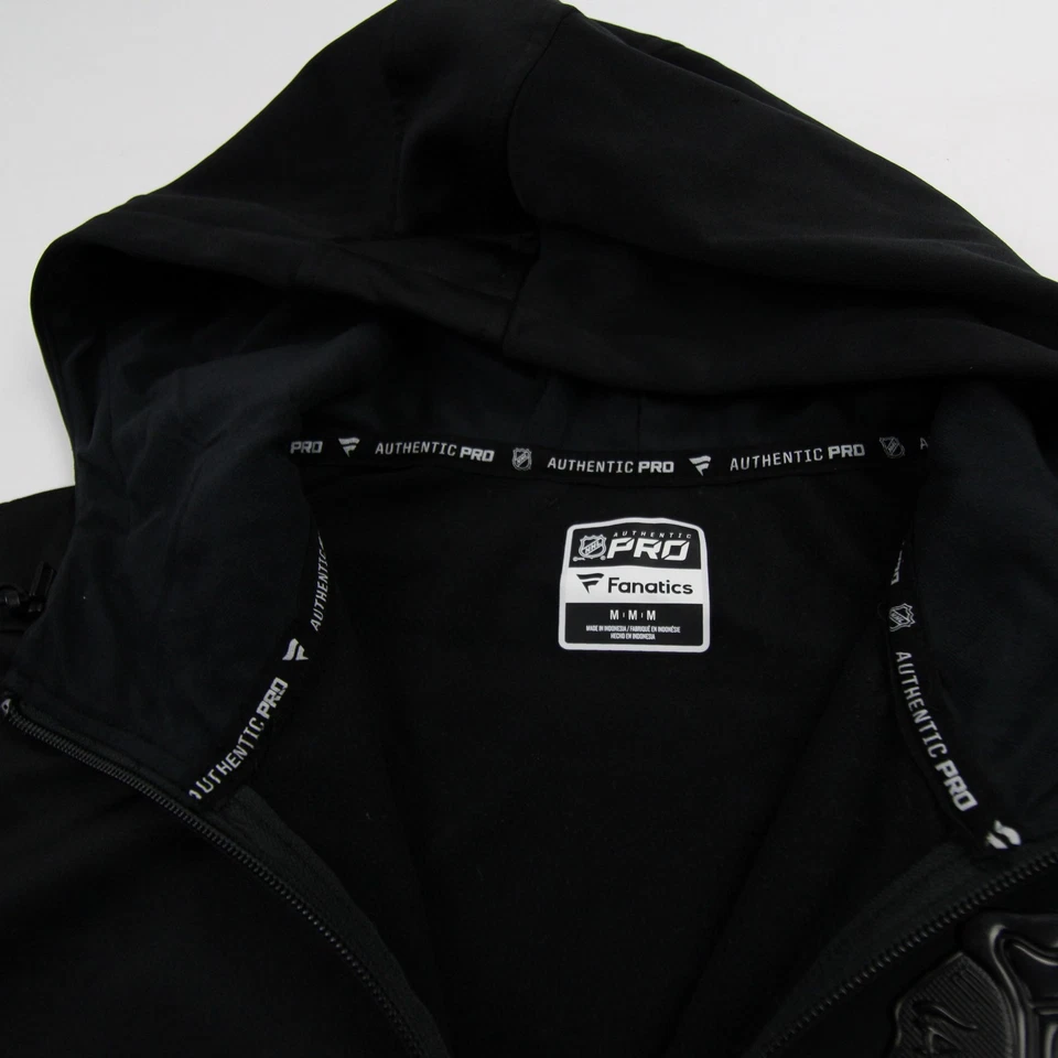 Chaqueta Chicago Blackhawks Fanatics para hombre negra usada Foto 4 de 4