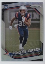 2025 Panini Prizm Rookies Silver Prizm TreVeyon Henderson #343 Rookie RC 13c1