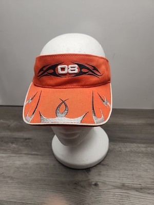 08 Orange Flame Visor No Tags