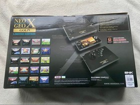SNK NEO GEO X GOLD Limited Edition Console System with Box Tested