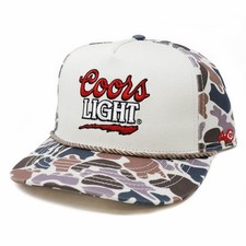 American Cattle Co. Coors Light Adjustable Snapback Rope Hat (US, Alpha, Size...