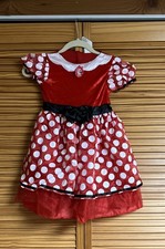 Girl's Youth Disney Minnie Mouse Costume Dress Up Small 6/6X One Piece