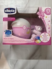 Chicco Next2Stars Baby Night Light Projector In A Pink Variant. Brand New