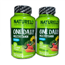 2x Naturelo One Daily Multivitamin for Men 60...