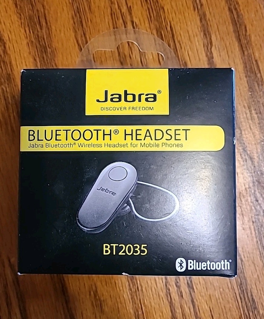 NEW Jabra BT2035 Bluetooth Wireless Headset For Mobile Phone