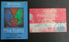 Pink Floyd Ticket Sub Earls Court 1994 With Merch Catalogue