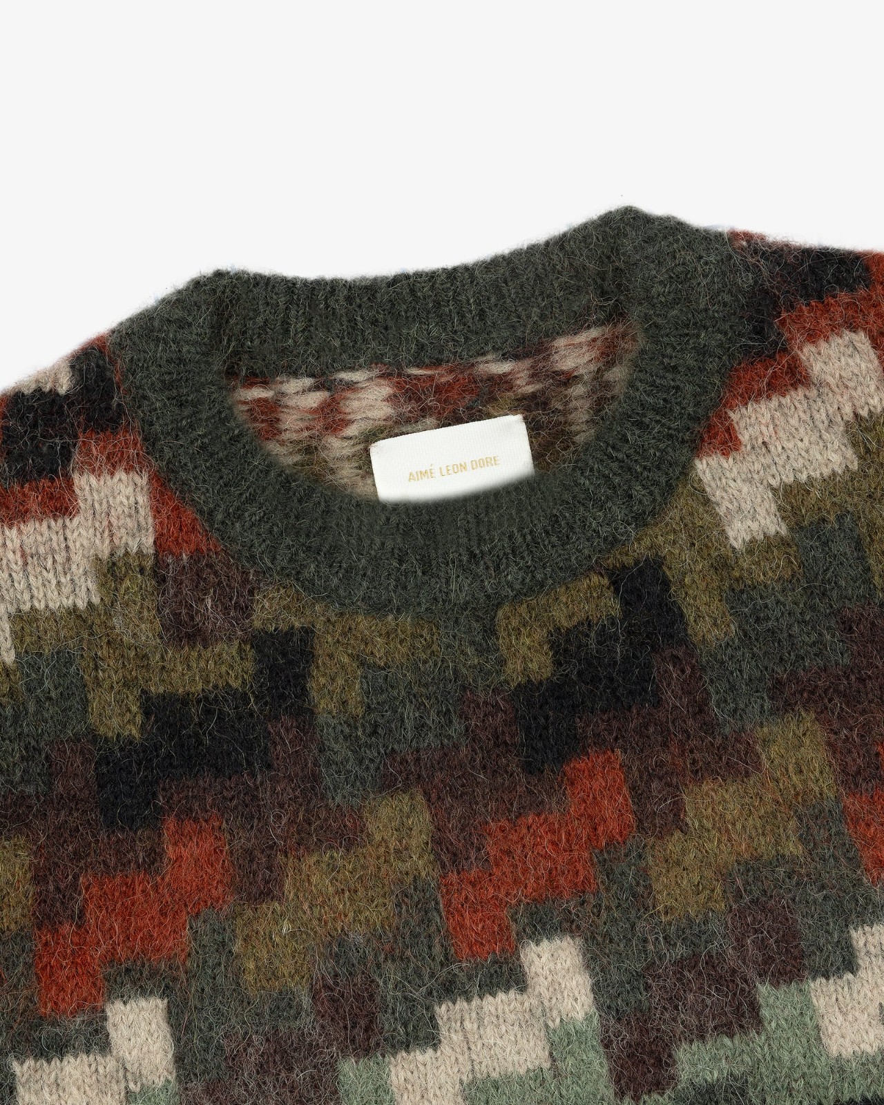 Aime Leon Dore - Surplus Houndstooth Crewneck Sweater - Size Medium (SOLD OUT) image 5