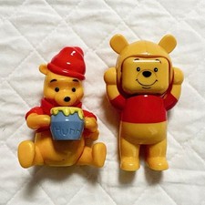 Disney Pooh Bear Mascot Toys Set with 4-Expression & Honey Figure Used