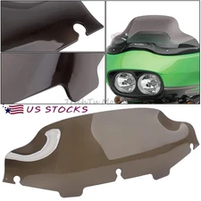 For Harley Electra Street Glide FLHX 96-2013 6" Smoke Wave Windshield Windscreen