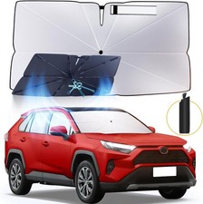 Windshield Sun Shade Umbrella: Fit for 2019-2024 2025 - Front Car Window Shades