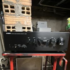 Yamaha A-S500 2-Channel Integrated Amplifier 85W Phono Black w/ Remote