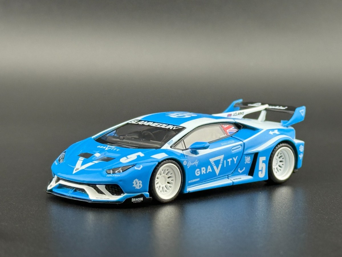 Mini GT LB WORKS Lamborghini Huracán GT GRAVITY Blue #1055 1/64 | eBay