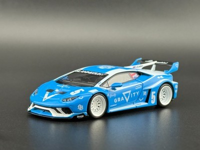 Mini GT LB WORKS Lamborghini Huracán GT GRAVITY Blue #1055 1/64 | eBay