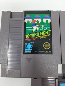 Lot Of 3 NES Nintendo | Kung Fu, Golf, 10 Yard Fight | Black Box Games Tested