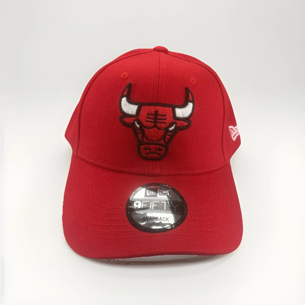 Chicago Bulls New Era Dad Hat Cap Red Black 9Forty NBA Jordan Pippen Rodman New Chicago Bulls New Era 59Fifty Satin Two-Tone Fitted with Pin  main image 4