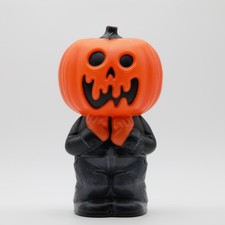 Hyde and EEK 12.2" Sacred Jack Lit Blow Mold Halloween Decorative Prop Orange