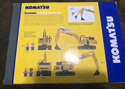 その他 KOMATSU Excavator Building blocks set Komatsu Excavator Building Blocks Set 434+ Pieces First Gear #90