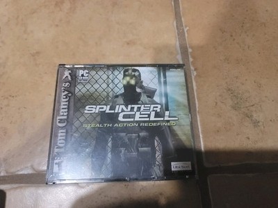 Ubisoft Tom Clancy's Splinter Cell (PC CD-Rom, 2002) With No Manual 3 Disc