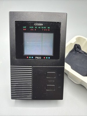 Citizen Pocket NTSC LCD Color TV Model P822A | eBay