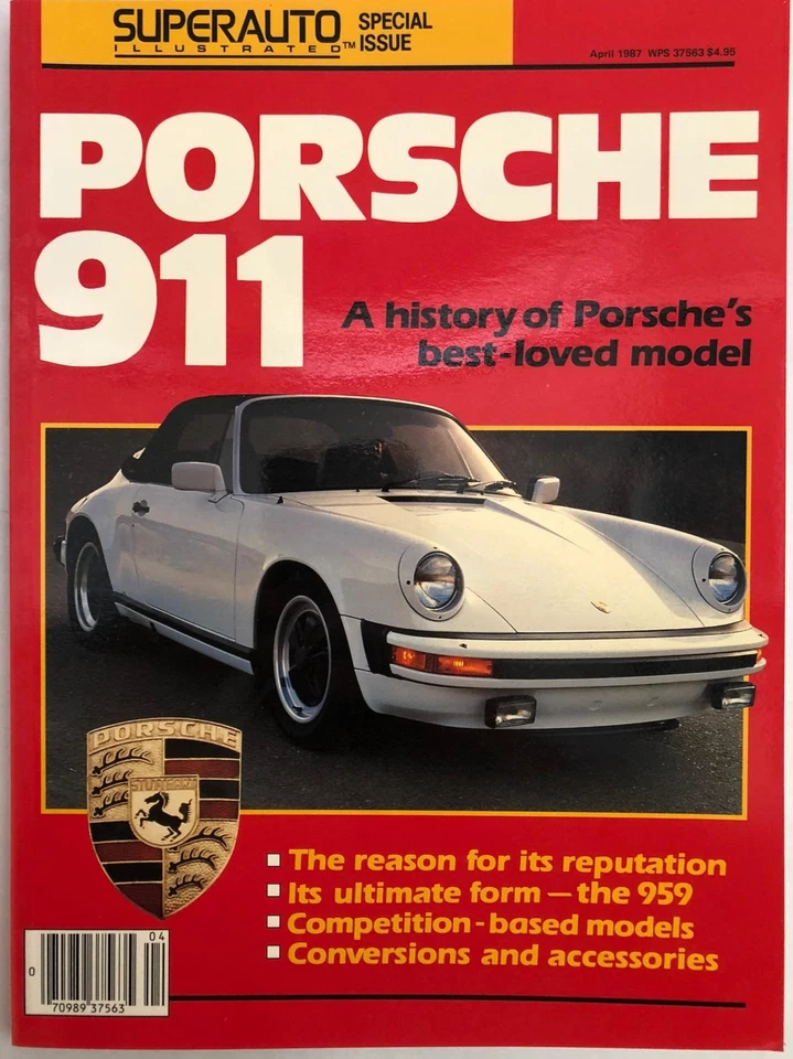 Libro de fotos/referencias Porsche 911 — Publications International (1987) Foto 4 de 4