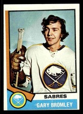 1974-75 Topps Gary Bromley #7 - Buffalo Sabres