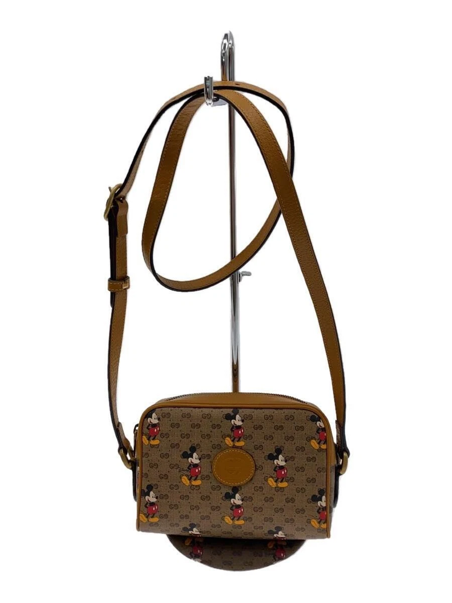 Sac à bandoulière GUCCI Mini GG Supreme PVC BRW motif total du Japon