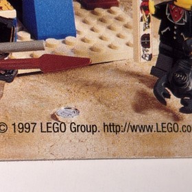 1997 Vintage Lego 5938 Adventurers Desert Oasis Ambush W. Manual Missing Top hat