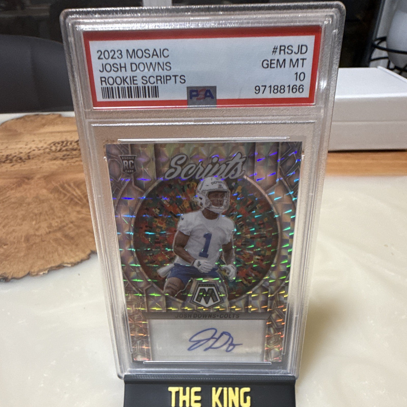 Josh Downs Panini Mosaic Rookie Scripts #RSJD Base