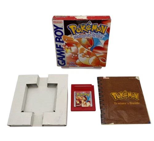 Pokemon Rote Edition | Nintendo Gameboy inkl. OVP und Anleitung - Pokémon rot