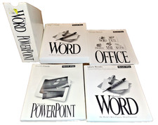 Vintage Microsoft Office Word PowerPoint User Guide Manual Bundle