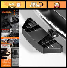 Universal 24 Hitch Step For 2 Receiver Anti-slip Bumper Protector 500lbs Cap Universal 24 Hitch Step For 2 Receiver Anti-slip Bumper Protector 500lbs Cap