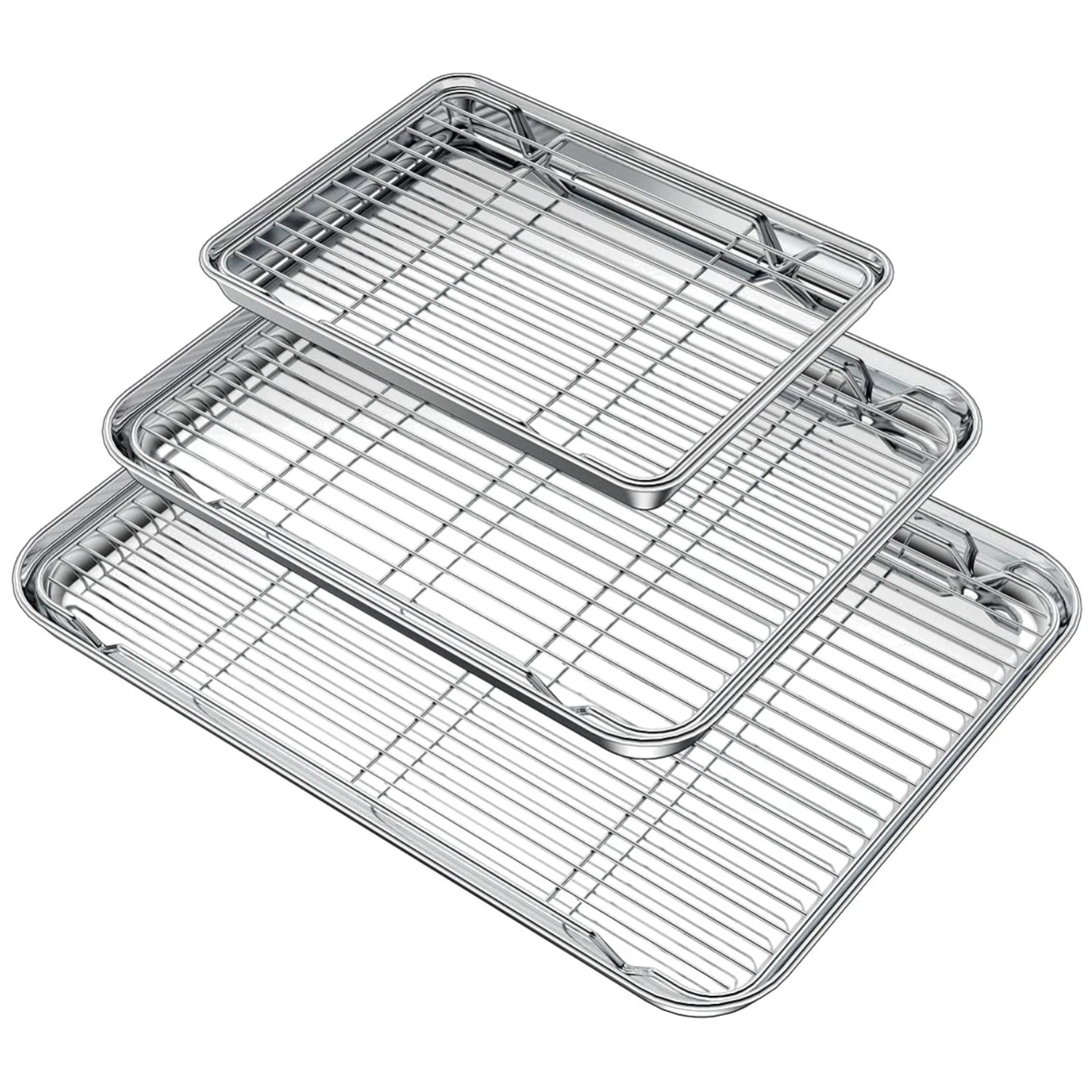 Baking Sheet and Rack Set - Nonstick & Chemical Free