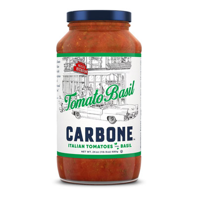 Carbone Fine Foods Tomato Basil Sauce, 24 oz