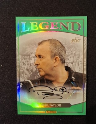 PHIL TAYLOR AUTO /25 LEGEND PDC Panini 2026 World Darts Championship