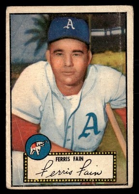 1952 Topps #21 Ferris Fain *Low Grade*